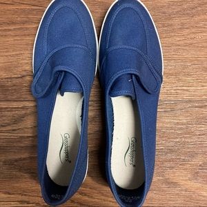 Vintage Grasshoppers Velcro Slip Ons